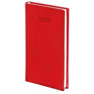 Kalendarz książkowy (terminarz) 5905031844188 CROSS CZERWONY A6 Wydawnictwo Wokół Nas (219 A6TK tygodniowy)