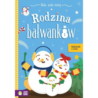 Książeczka edukacyjna Pada, pada śnieg.Rodzina bałwanków Zielona Sowa