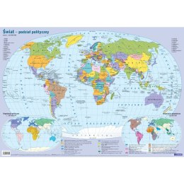 Podkład na biurko Demart mapa polityczna Świata - mix