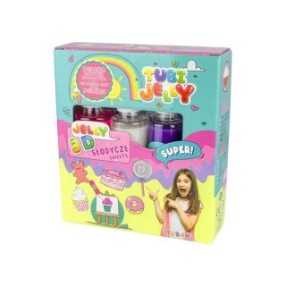Zestaw kreatywny TUBI JELLY 3 KOLORY SŁODYCZE Tuban (TU 3317)