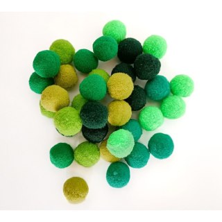 Pompony JUNGLE 5902277337214 mix 36 szt Interdruk (35szt)