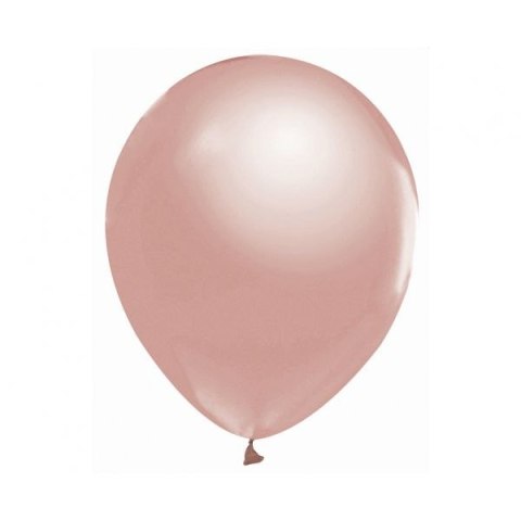 Balon gumowy Beauty&Charm metaliczne różowy 300mm 12cal Godan (CB-1MJR)