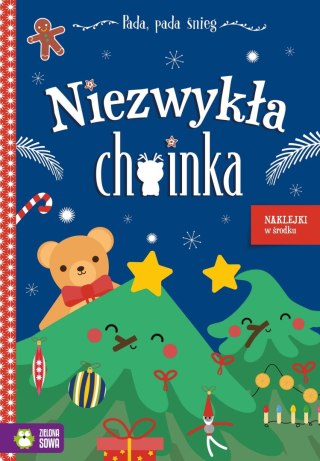 Książeczka edukacyjna Pada, pada śnieg. Niezwykła choinka Zielona Sowa