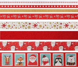 Taśma ozdobna Titanum Craft-Fun Xmass Craft-fun Series Washi tape mix (23RL0103-3)