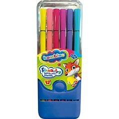 Flamaster MINI ZOO 12 kol 12 kol. Bambino (5903235649745)