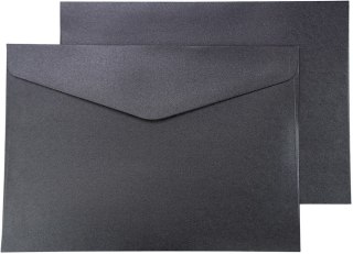 Koperta pearl czarny C5 czarna Galeria Papieru (280677) 10 sztuk