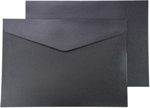 Koperta pearl czarny C5 czarna Galeria Papieru (280677) 10 sztuk