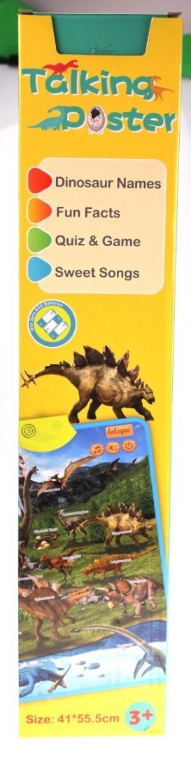 Mata dla malucha z dźwiękami i zagadkami dinozaur Norimpex (NO-1006946)